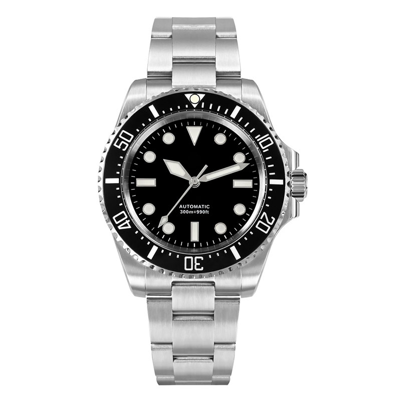 Private Label 316L Stainless Steel Automatic Watch 300m Waterproof