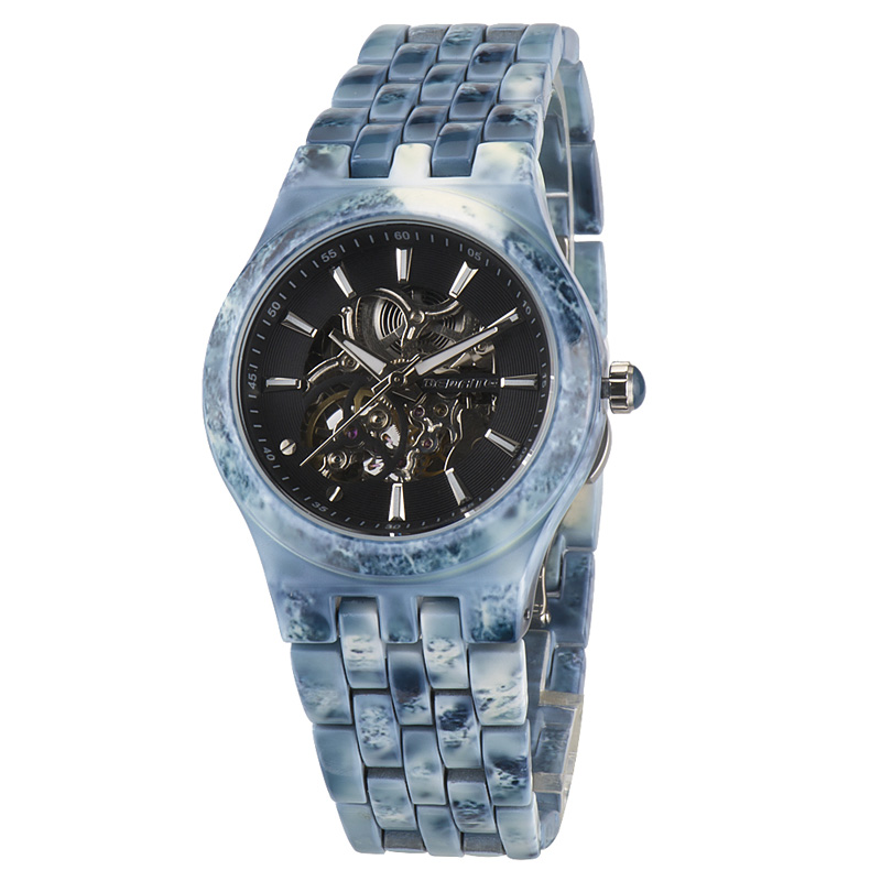 High Quality Hollow Out Skeleton Automatic Ceramic Watch