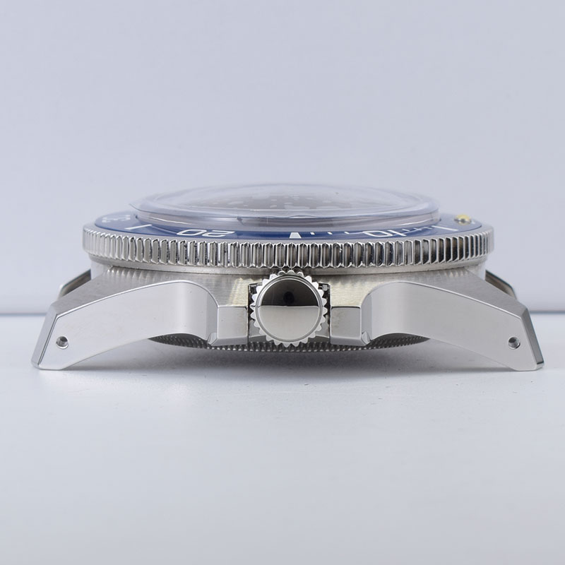 High Quality 316L Stainless Steel Watch Case With Pot Sapphire Glass