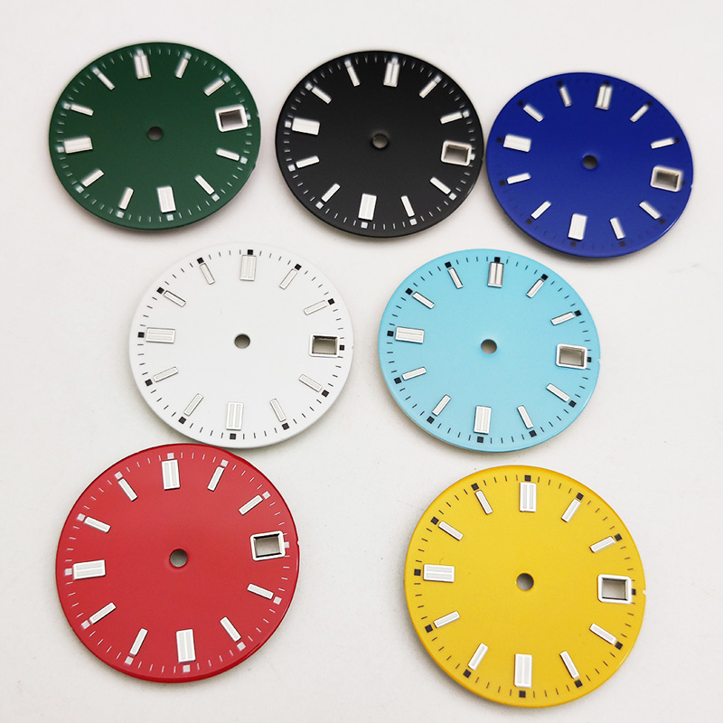 28.5mm Custom Logo Super Luminous Watch Dial