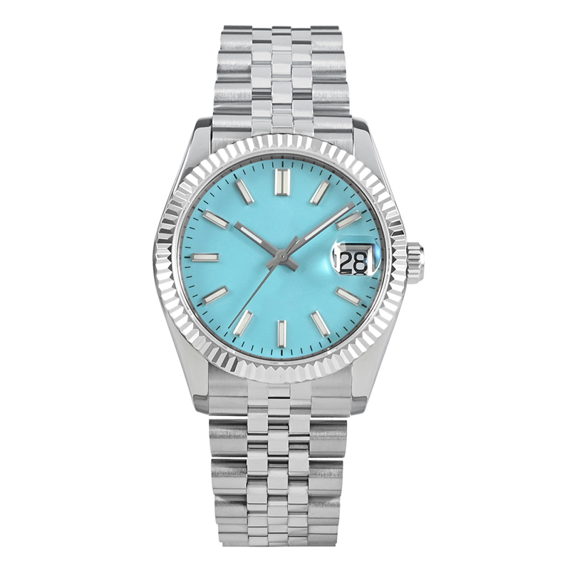 36mm Stainless Steel Luxury Automatic Mechanical Watch Private Label