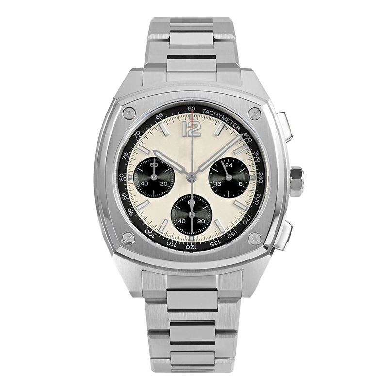 316L Stainless Steel Custom Logo Chronograph Quartz Watch VK63