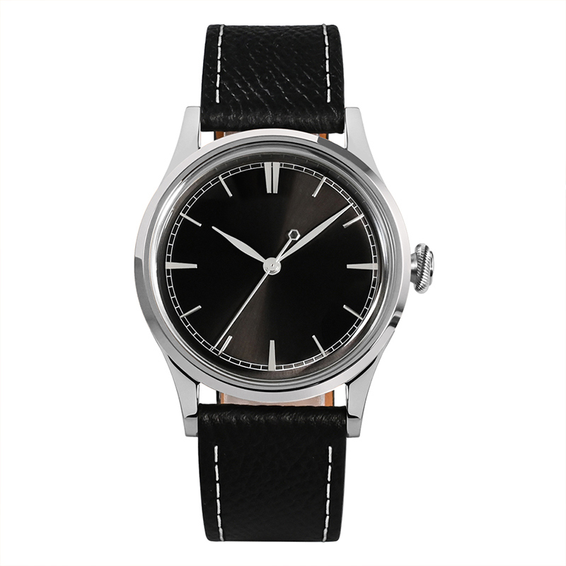 Ronda Movement Custom Logo Leather Straps Minimalist Watch