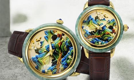 Couple Mechanical Watches with Landscape Painting Dial: A Perfect Blend of Romance and Craftsmanship